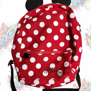 Red Polka Disney Backpack